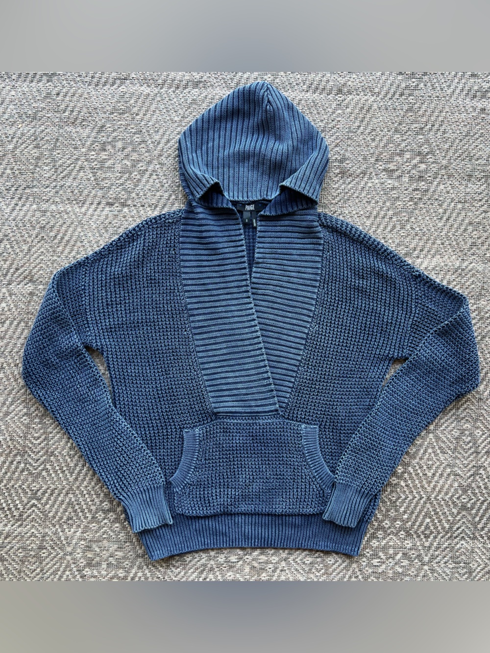 Paige Celeste‎ Blue 100% Cotton Sweater Hoodie Womens Size Small